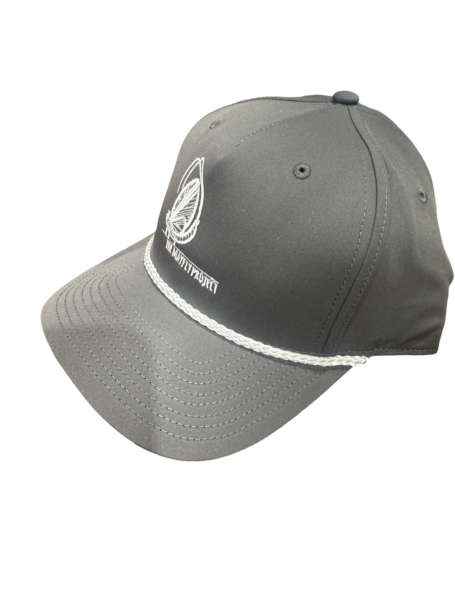 Tmp Rope TMP Classic Rope Cap- Dark Gray – The Mayfly Project Shop