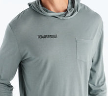 Load image into Gallery viewer, Men's Free Fly Aspen Gray Bamboo Shade Hoodie