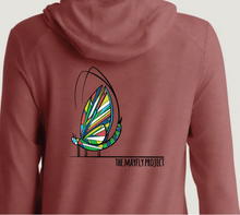 Load image into Gallery viewer, Women's Free Fly Plum Bamboo Shade Hoodie