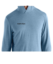 Load image into Gallery viewer, Men's Free Fly Heather Slate Blue Bamboo Shade Hoodie